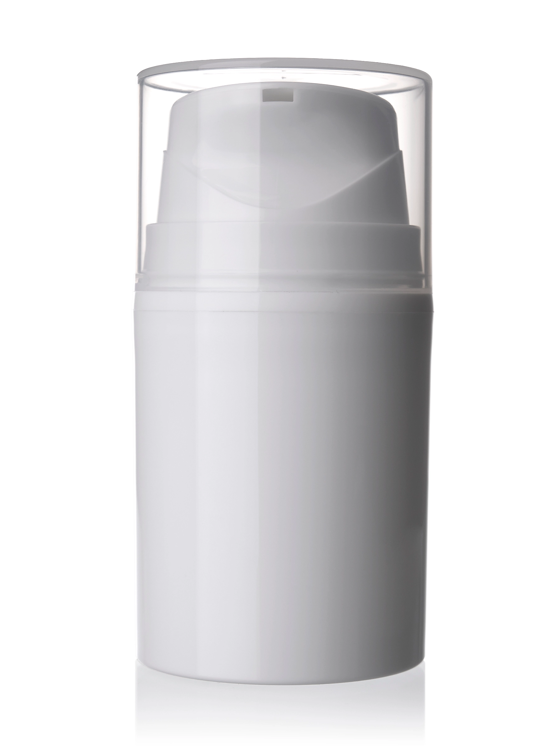 50 ml White PP Plastic Airless Pump Set – A18422NTWH