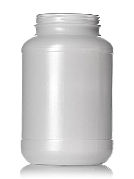 1 Gallon Natural-Colored HDPE Plastic Wide-Mouth Container – B031
