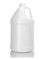 1 gallon white HDPE plastic industrial round bottle with 38-400 neck finish
