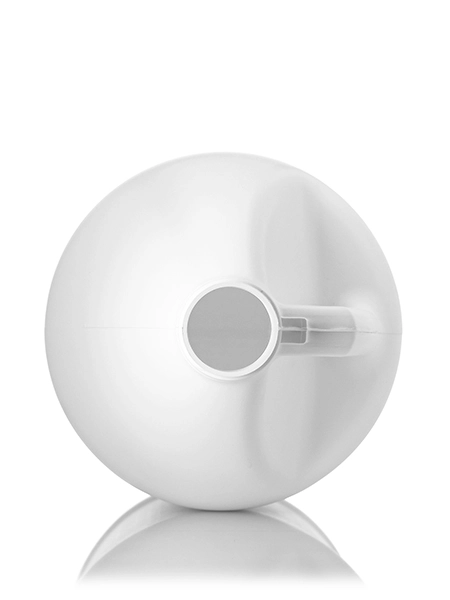 1 Gallon White HDPE Plastic Industrial Round Bottle – B040WH