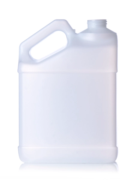 1 Gallon Natural-Colored HDPE Plastic F-Style Container – B053N
