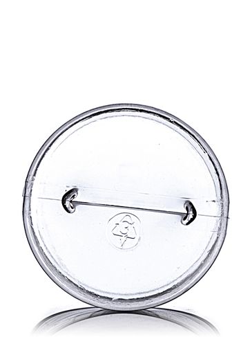 52 oz clear PVC plastic single wall canister with 110-400 neck finish