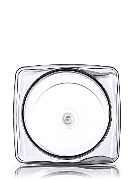 48 oz Clear PET Plastic Square Grip Container – B102