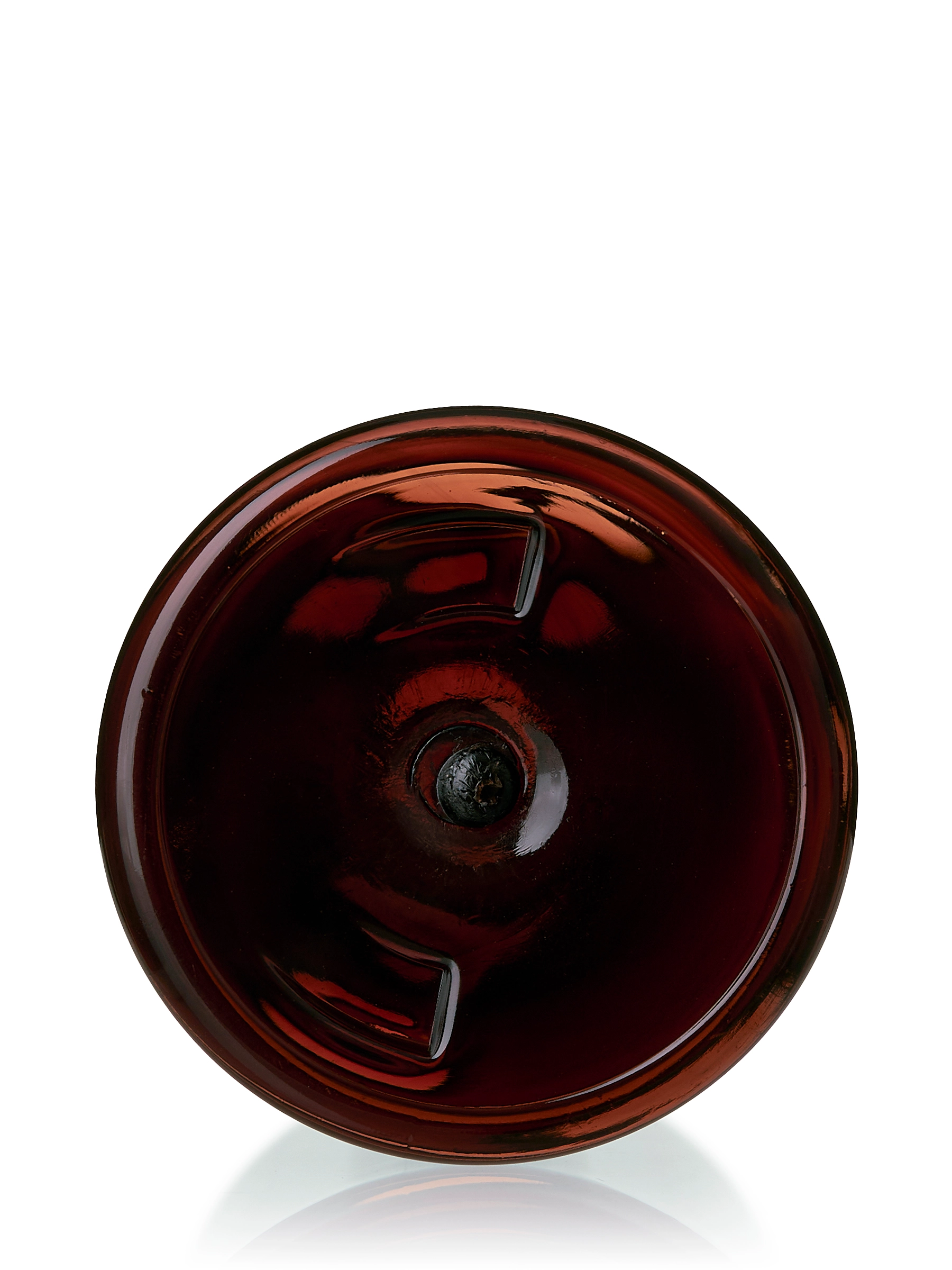 6 oz Amber PET Plastic Cylinder Round Bottle – B1021AM