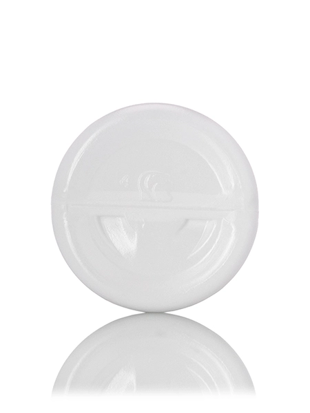 3 oz White HDPE Plastic Cylinder Round Bottle – B1057WH