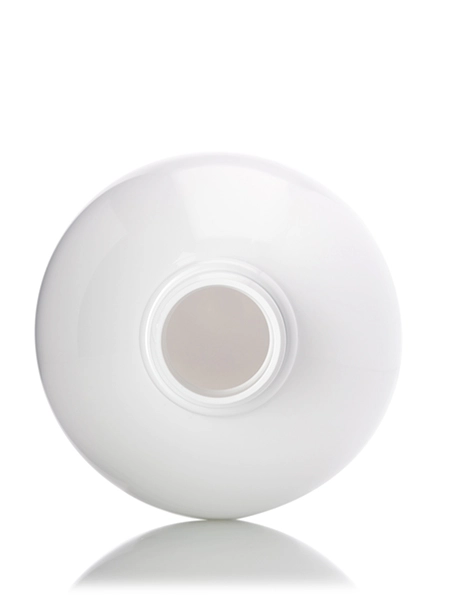 32 oz White PET Plastic Cosmo Round Bottle – B106WH