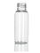1 oz clear PET plastic bullet round bottle with 20-410 neck finish