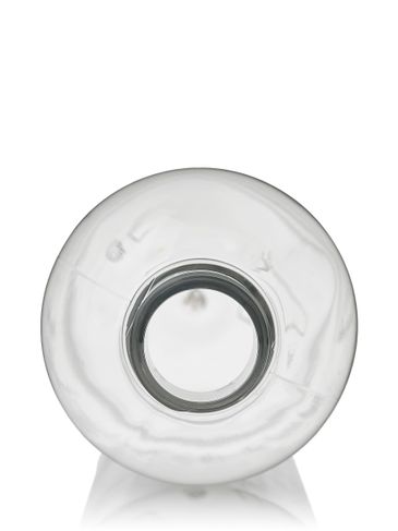 24 oz clear PET plastic bullet round bottle with 28-410 neck finish