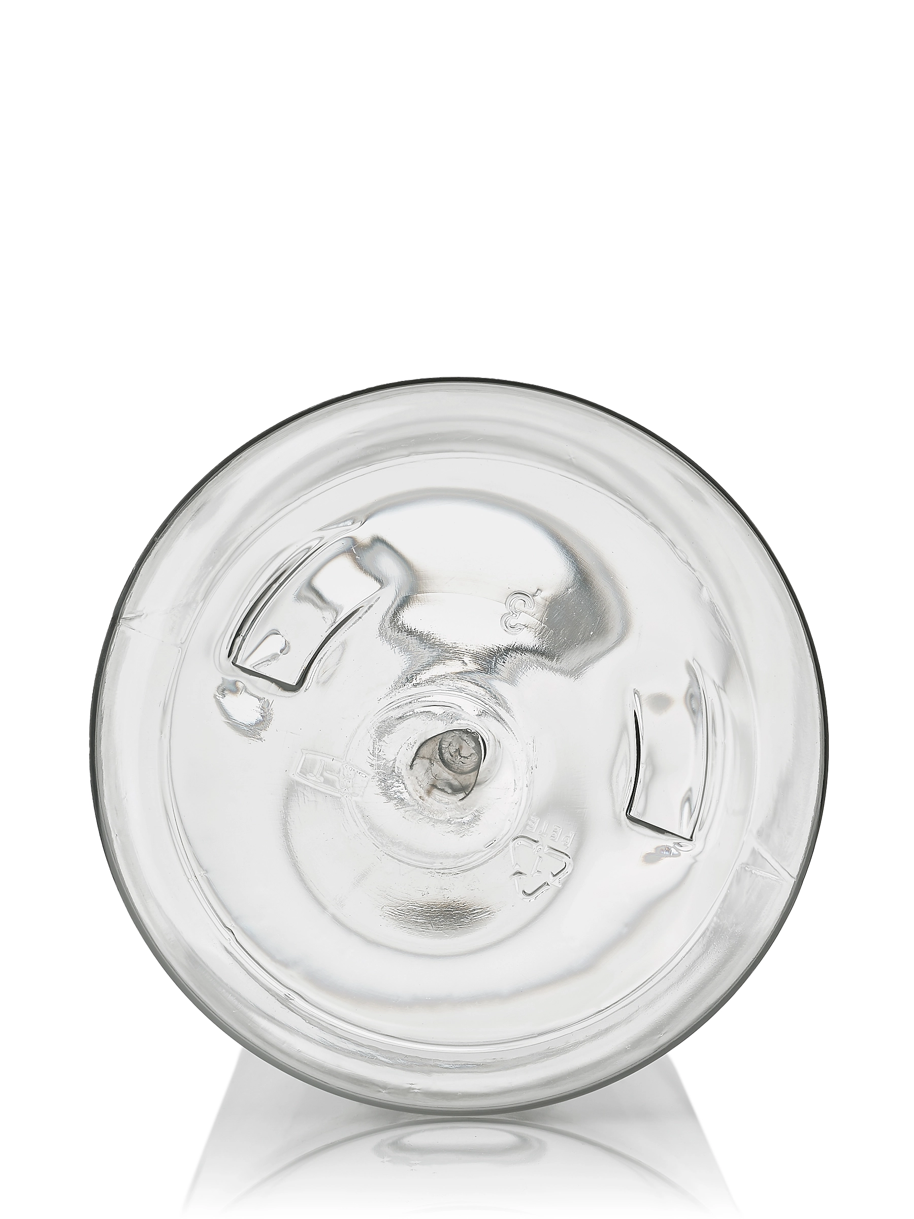 24 oz Clear PET Plastic Bullet Round Bottle – B1114CL