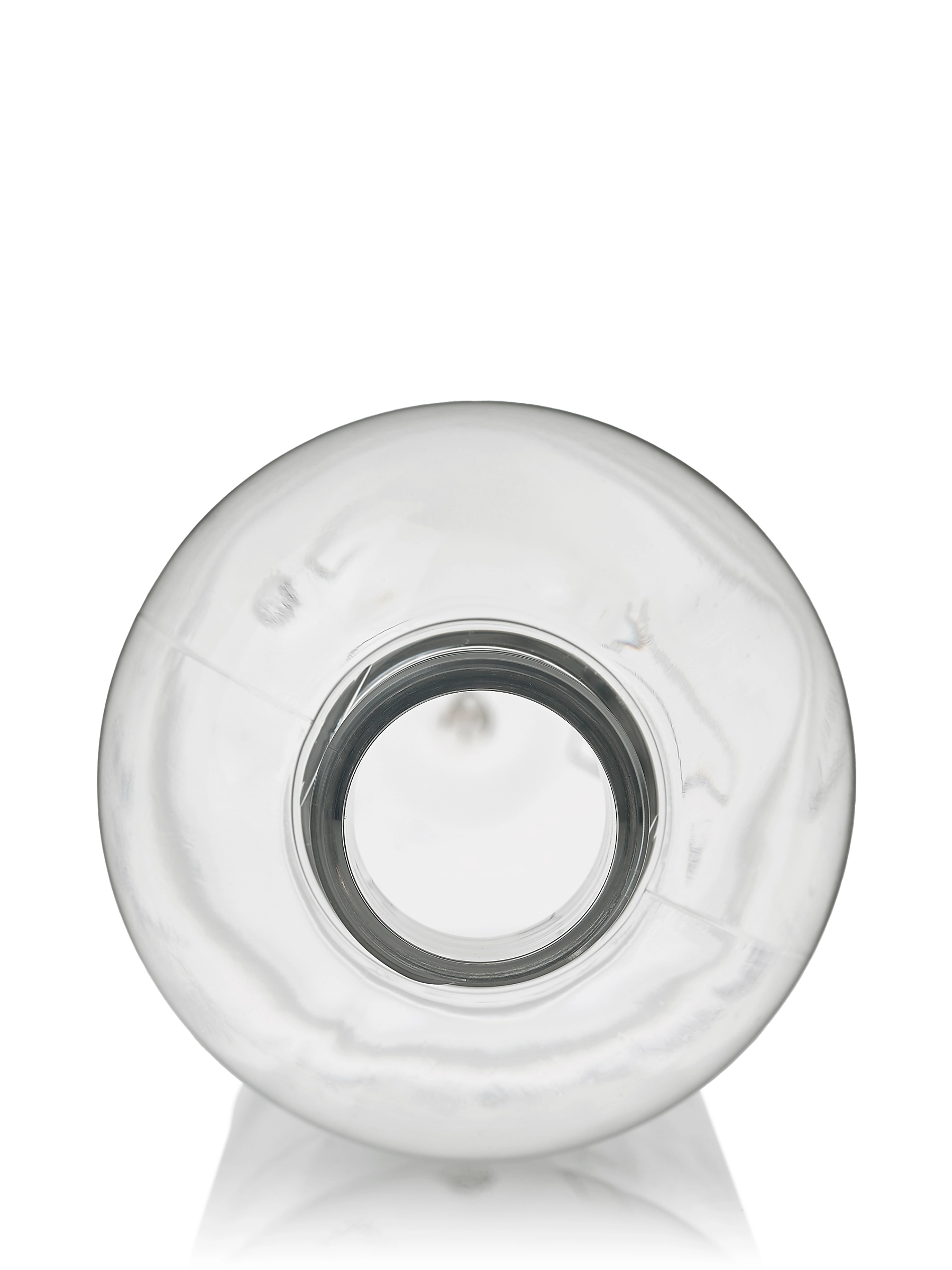 24 oz Clear PET Plastic Bullet Round Bottle – B1114CL