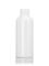 2 oz white HDPE plastic cosmo round bottle with 20-410 neck finish