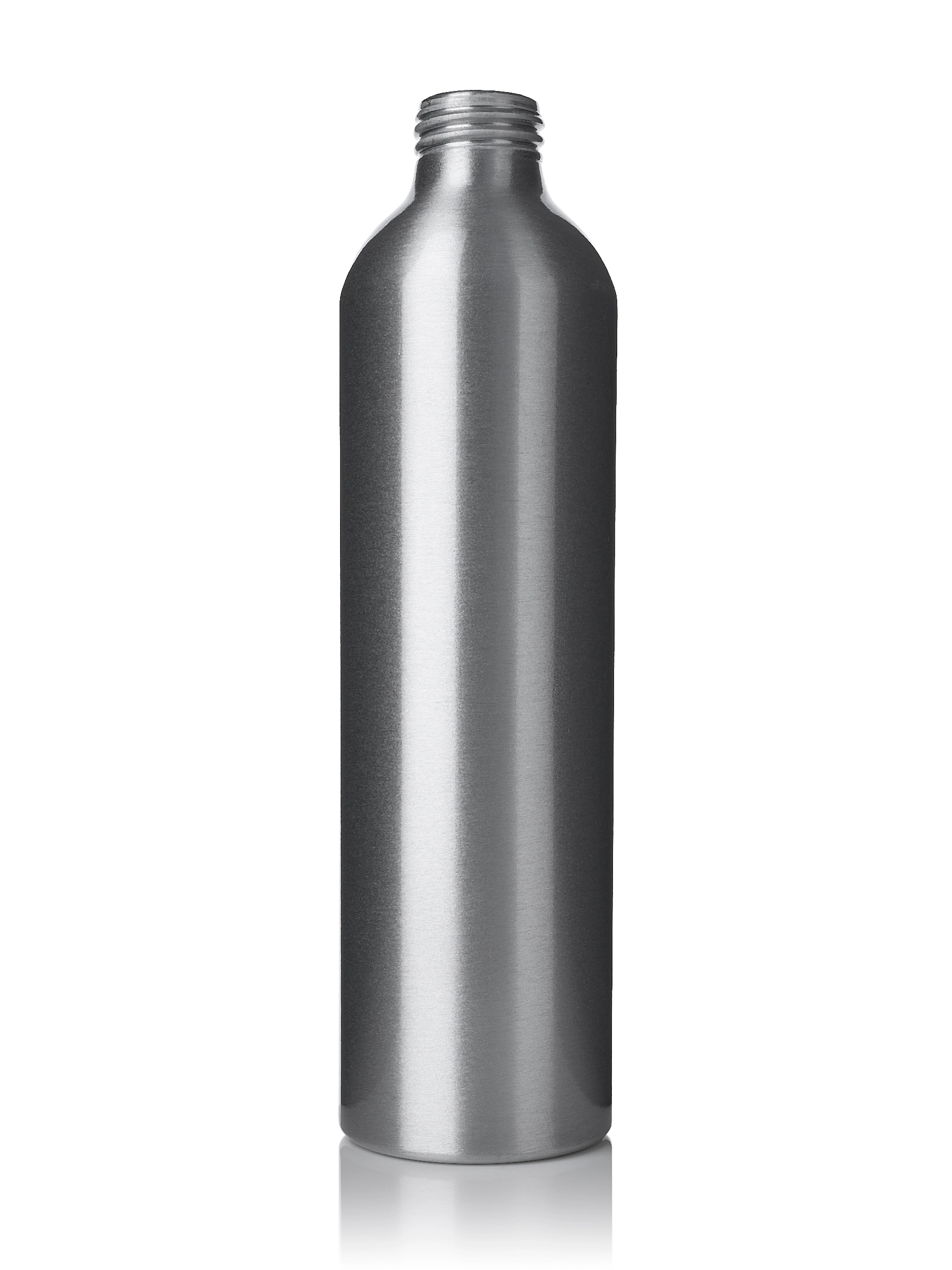 8 oz Silver Aluminum Bullet Round Bottle – B1165SL