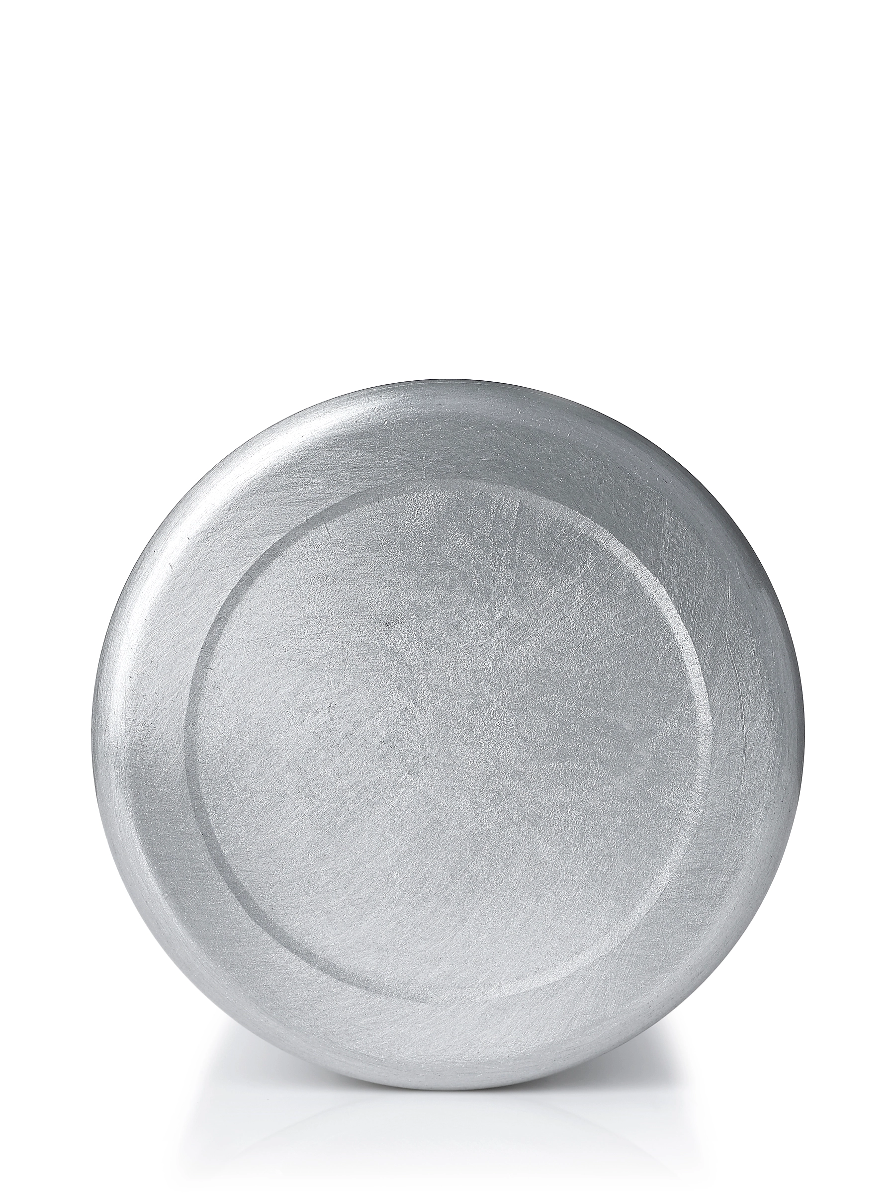 8 oz Silver Aluminum Bullet Round Bottle – B1165SL