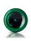 32 oz green PET plastic cosmo round bottle with 28-410 neck finish