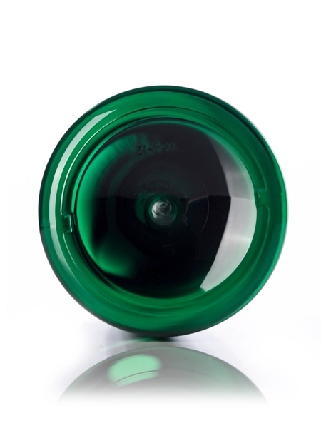 32 oz Green PET Plastic Cosmo Round Bottle – B116G