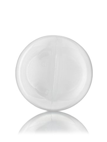 8 oz natural-colored HDPE plastic royal round bottle with 24-410 neck finish
