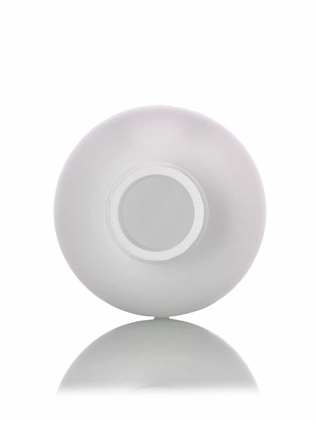 8 oz White HDPE Plastic Royal Round Bottle – B1175WH