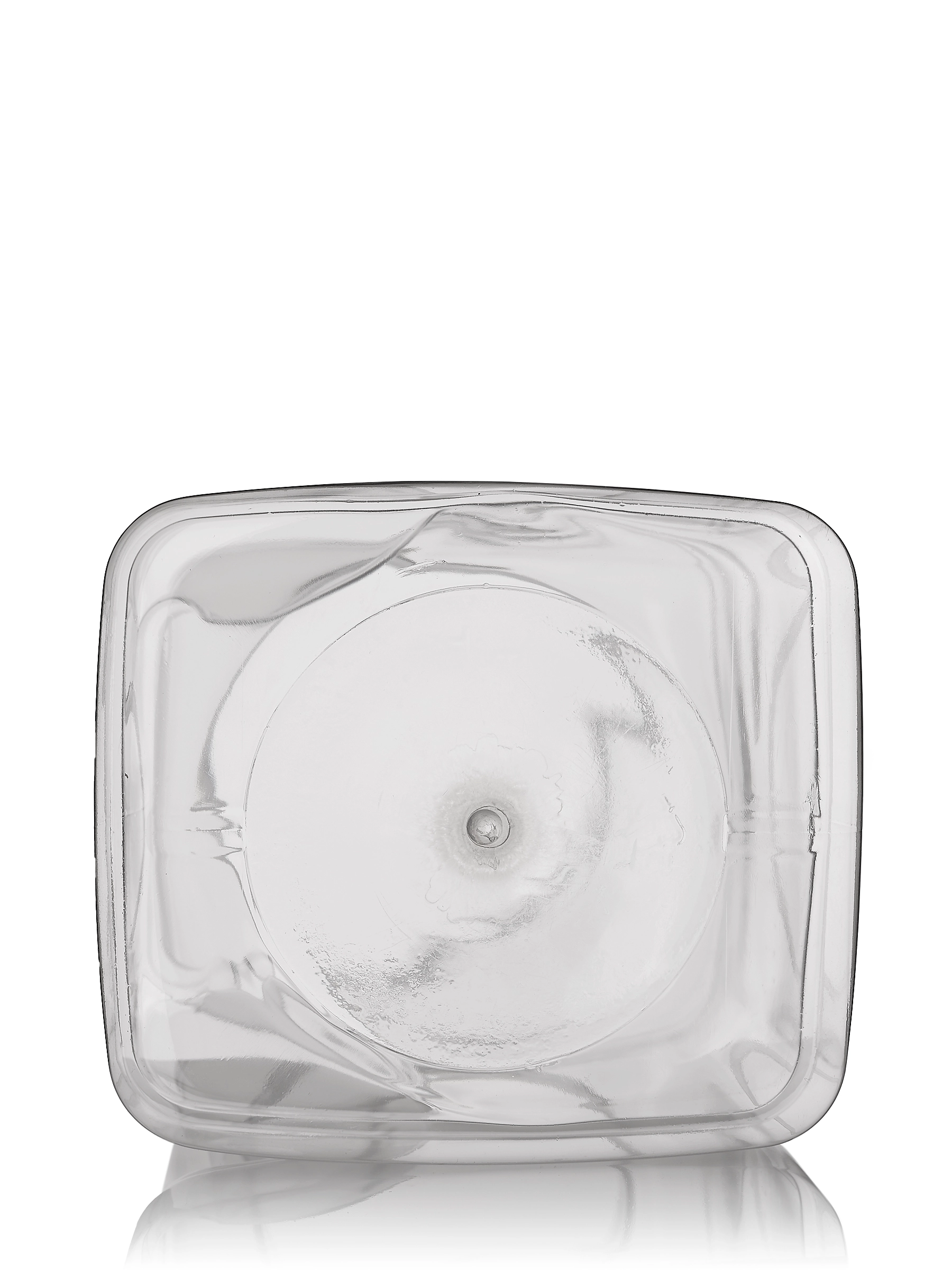 1 Gallon Clear PET Plastic Square Grip Container – B1179CL