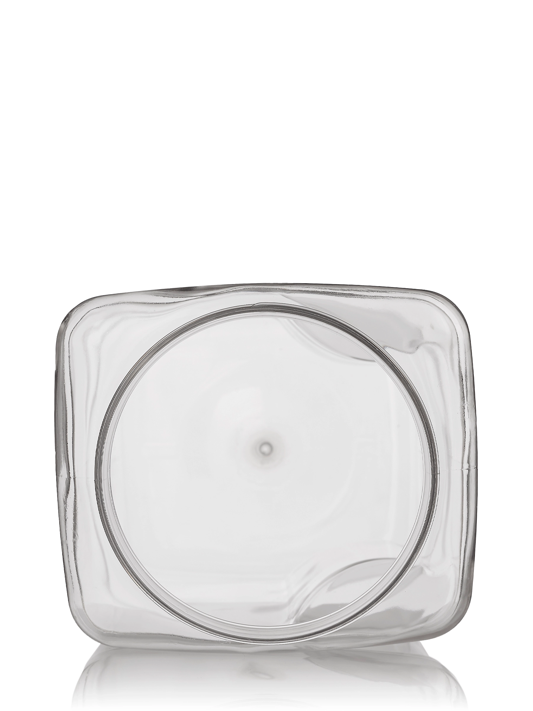 1 Gallon Clear PET Plastic Square Grip Container – B1179CL