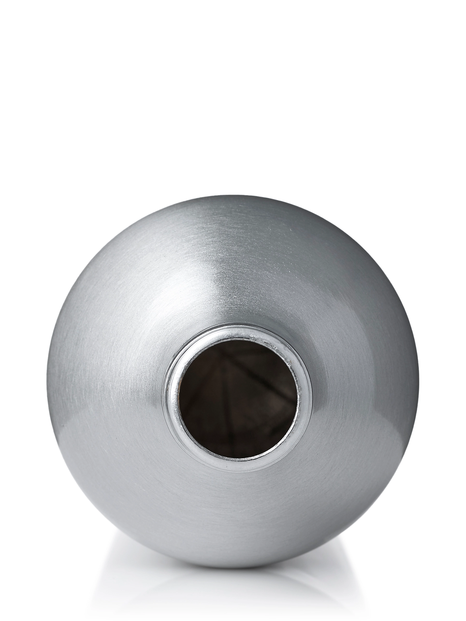 500 ml Silver Aluminum Diamond Round Bottle – b1195sl