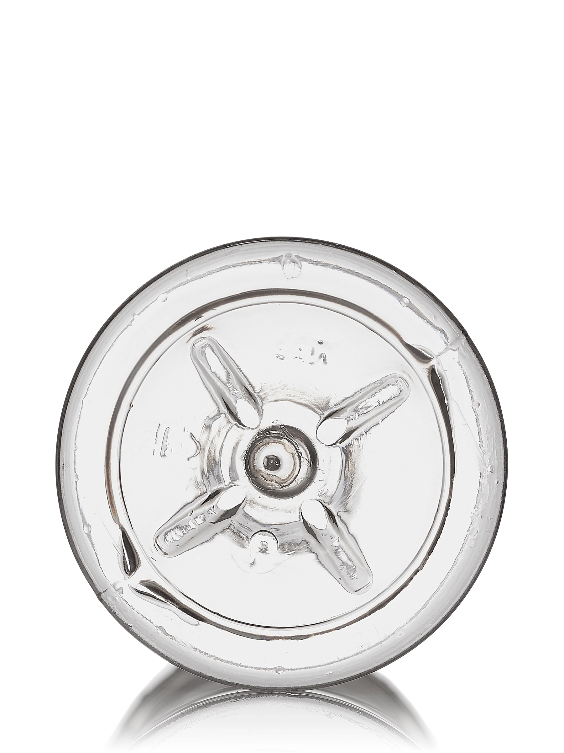 2 oz Clear PET Plastic Cylinder Round Bottle – B1212CL