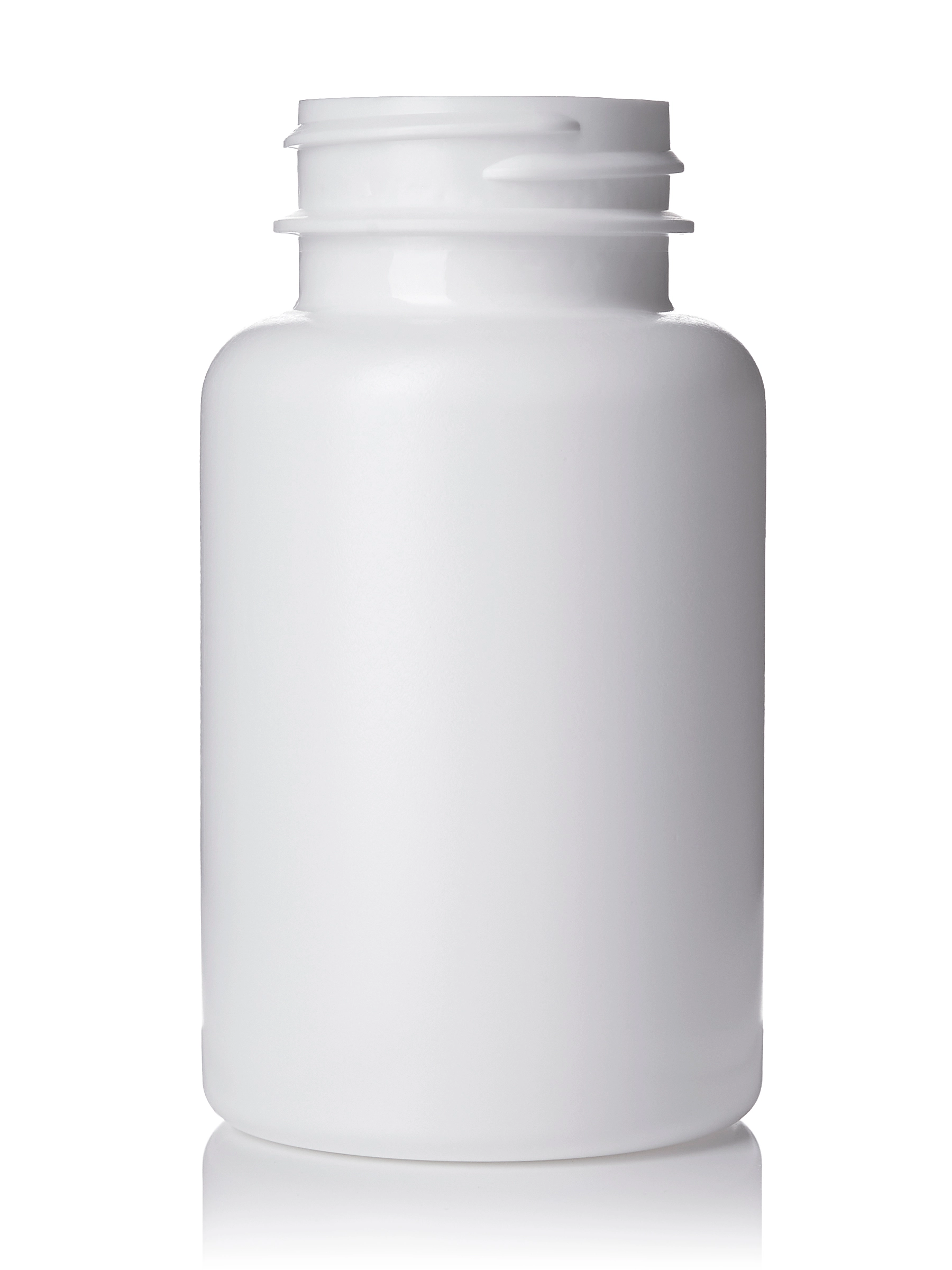 150 cc White HDPE Plastic Pill Packer Bottle – B1218WH
