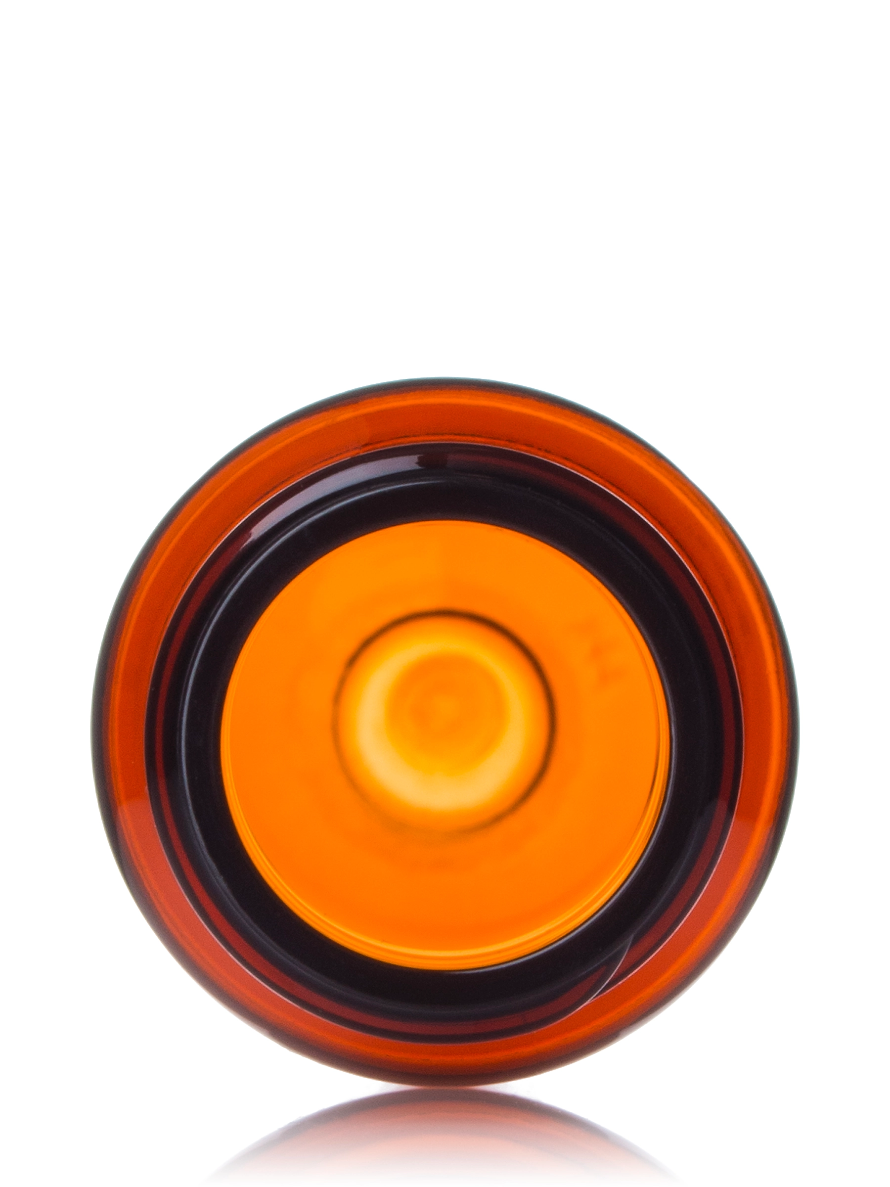 .5 oz (15 Ml) Amber PET Plastic Cosmo Round Bottle – B1240AM