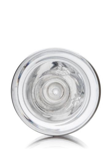 .5 oz (15 mL) clear PET plastic cosmo round bottle with 18-410 neck finish