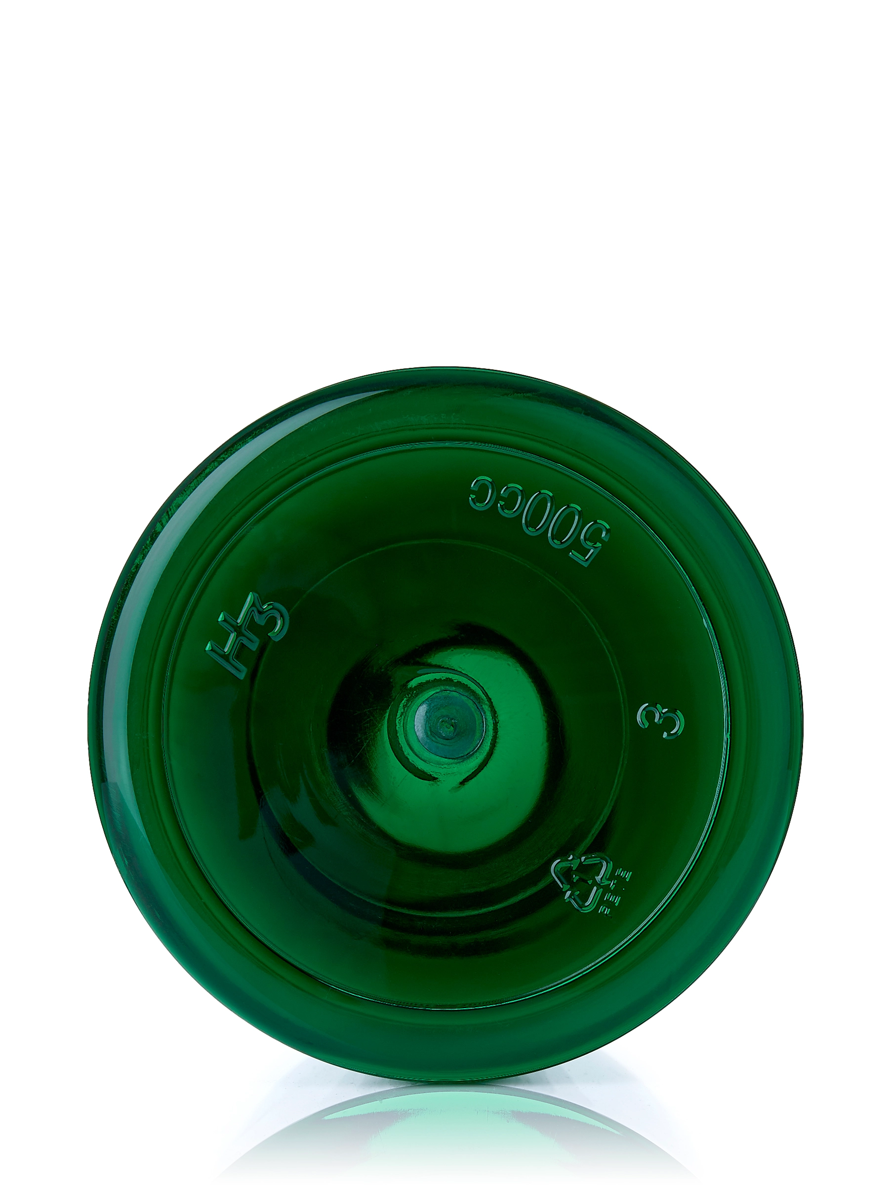 500 cc Green PET Plastic Pill Packer Bottle – B1272GN