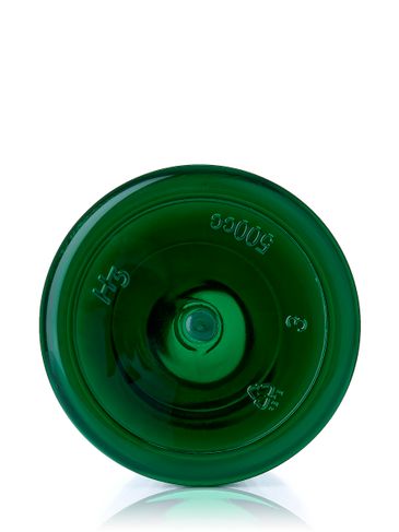 500 cc green PET plastic pill packer bottle with 45-400 neck finish
