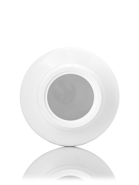 1 oz White LDPE Plastic Cylinder Round Bottle – B1281WH