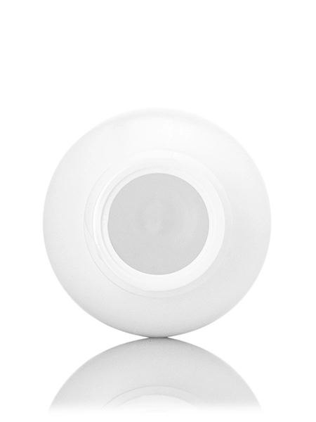 1 oz White LDPE Plastic Boston Round Bottle – B1283WH
