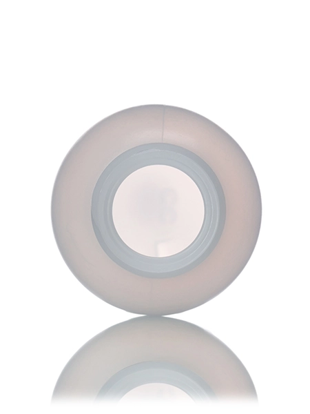 1 oz Natural-Colored HDPE Plastic Boston Round Bottle – B1284NT