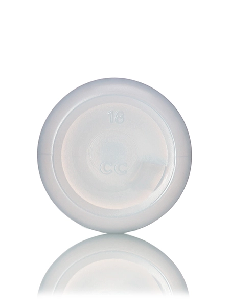 1 oz Natural-Colored HDPE Plastic Boston Round Bottle – B1284NT