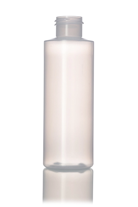 4 oz Natural-Colored LDPE Plastic Cylinder Round Bottle – B1286NT