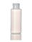 2 oz natural-colored HDPE plastic cylinder round bottle with 24-410 neck finish