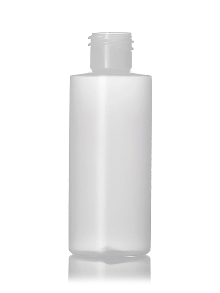 2 oz Natural-Colored HDPE Plastic Cylinder Round Bottle – b1288nt