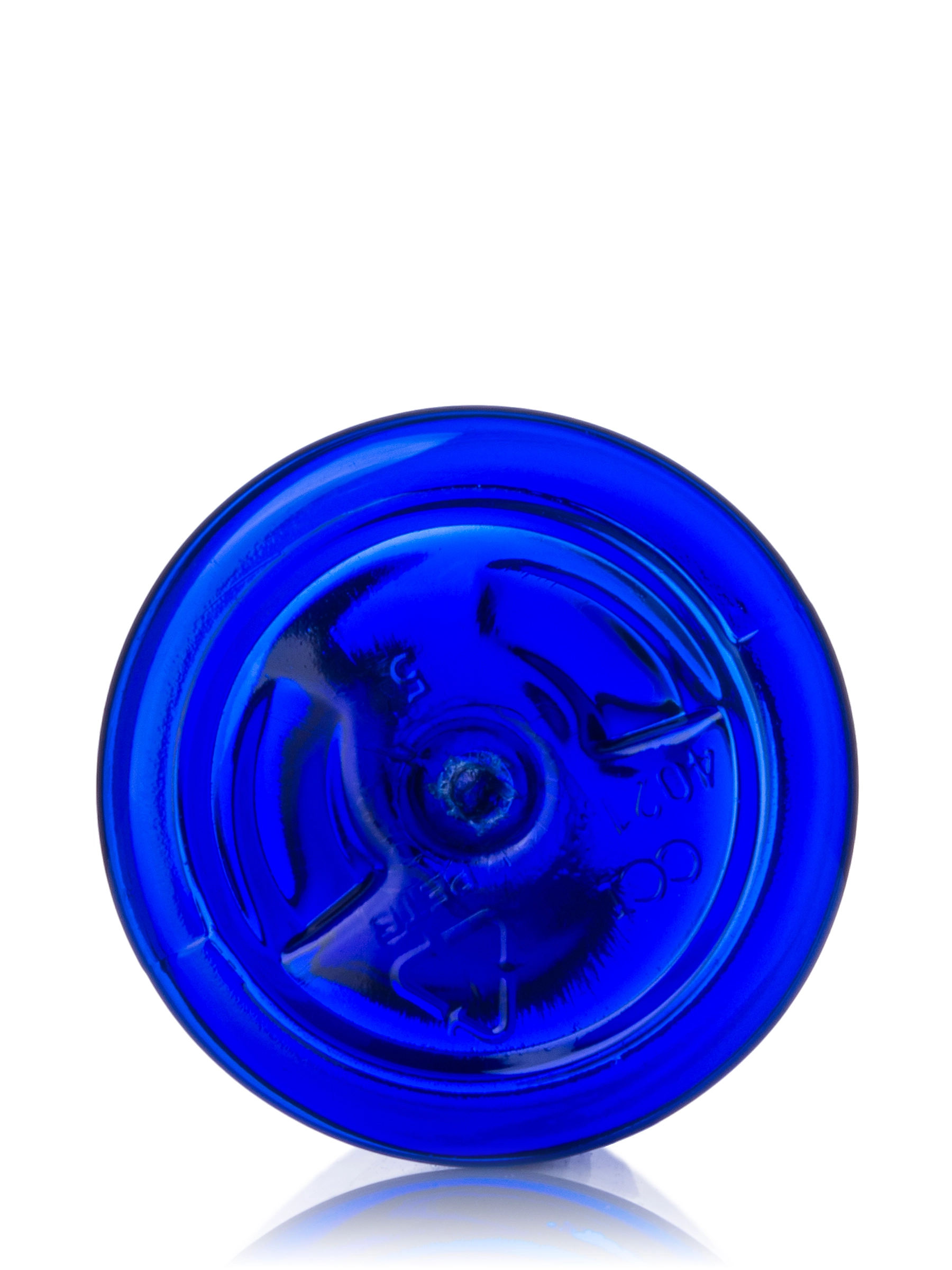 2 oz Cobalt Blue PET Plastic Squat Boston Round Bottle – B1302BL