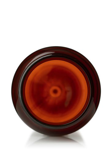 225 cc amber PET plastic pill packer bottle with 45-400 neck finish