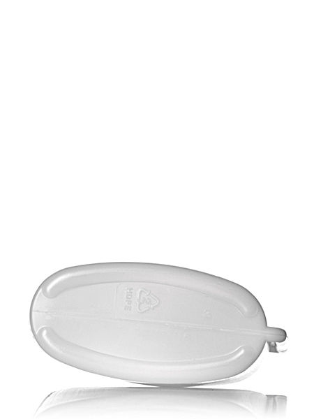 32 oz Natural-Colored HDPE Plastic Twin-Neck Bottle (requires 2 Caps) – B132