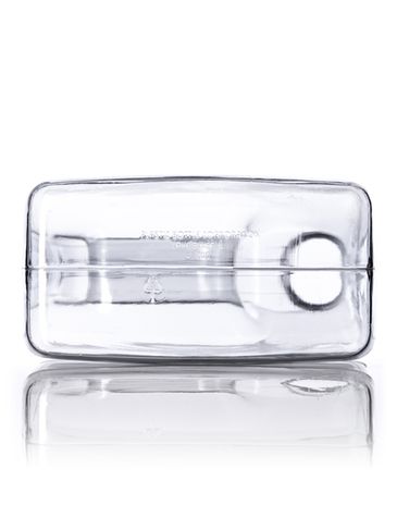 1 gallon clear PVC plastic f-style container with 38-400 neck finish (not food grade)