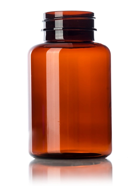 175 cc Amber PET Plastic Pill Packer Bottle – B1337AM