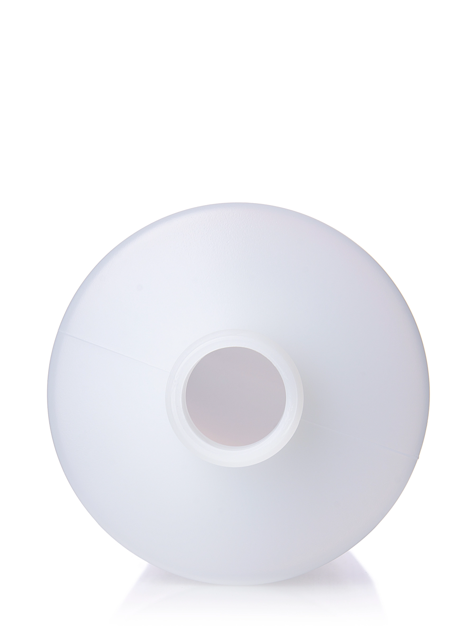 32 oz Natural-Colored HDPE Plastic Cylinder Round Bottle – B133NT