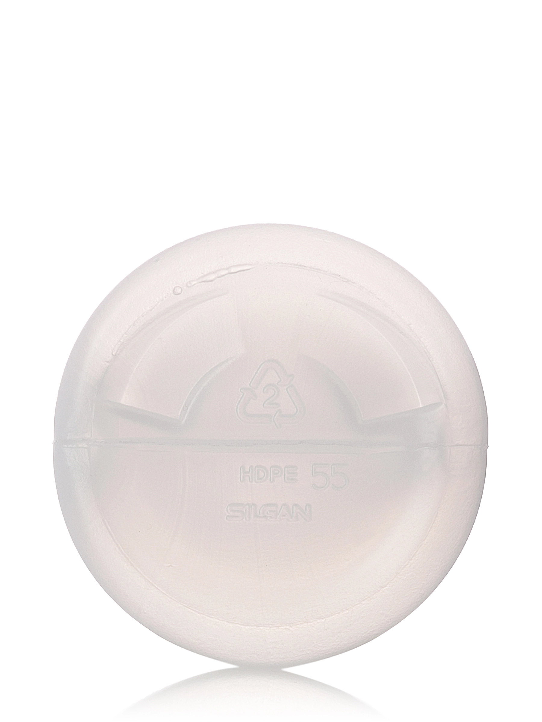 6 oz Natural-Colored HDPE Plastic Cylinder Round Bottle – b1343nt