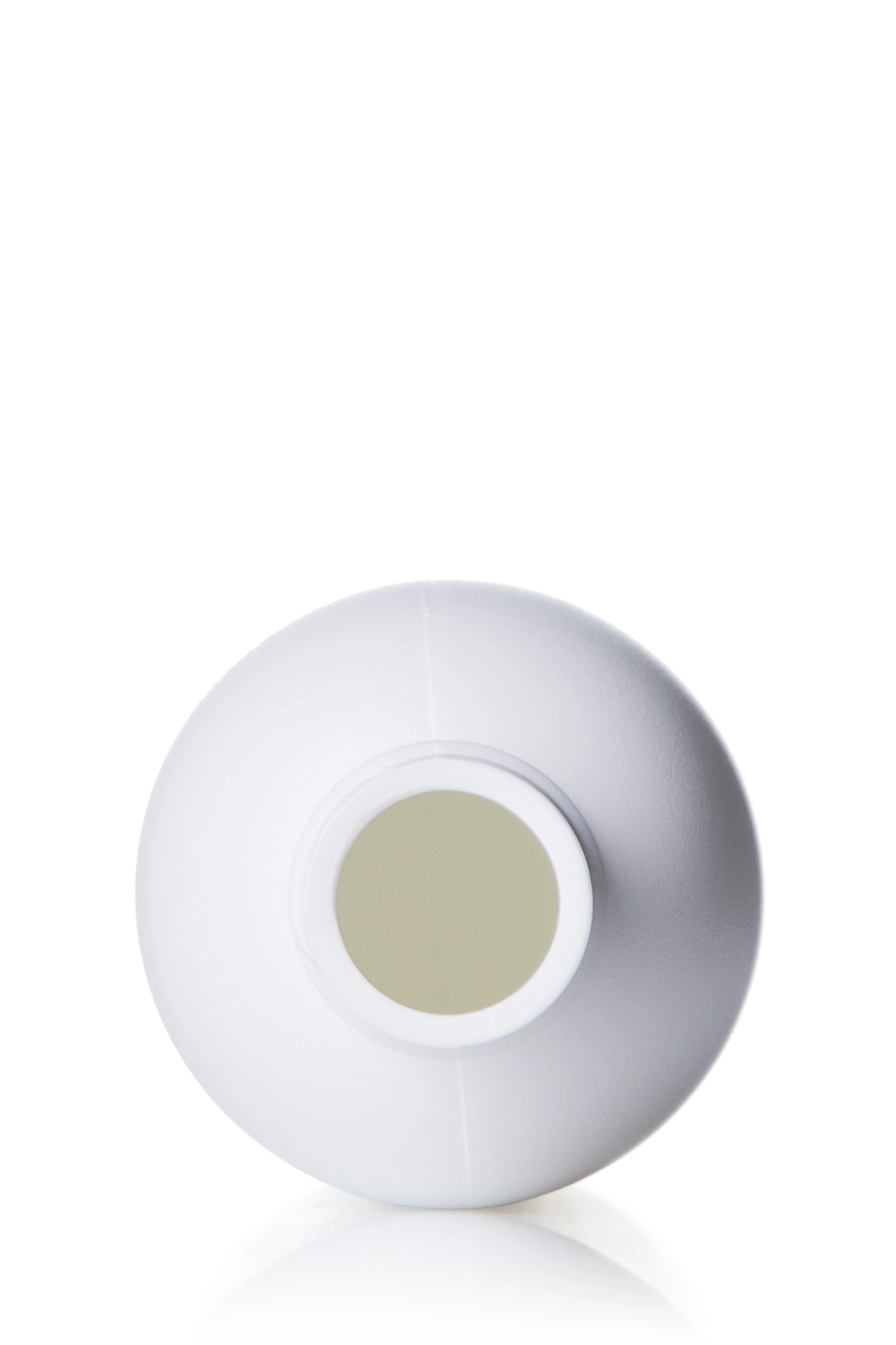 8 oz White HDPE Plastic Cosmo Round Bottle – B1359WH