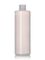 8 oz natural-colored LDPE plastic cylinder round bottle with 24-410 neck finish