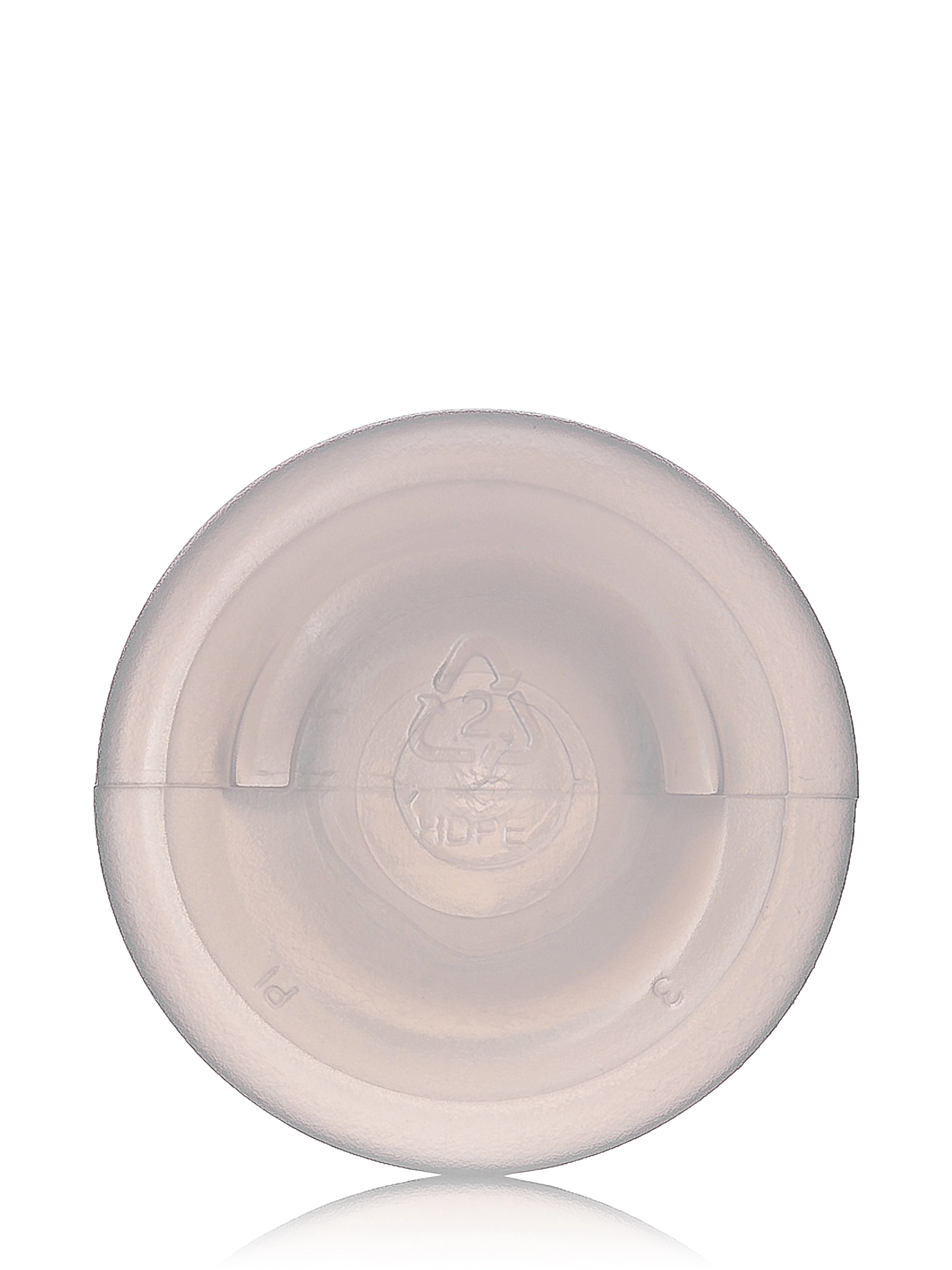 8 oz Natural-Colored LDPE Plastic Cylinder Round Bottle – B1474NT