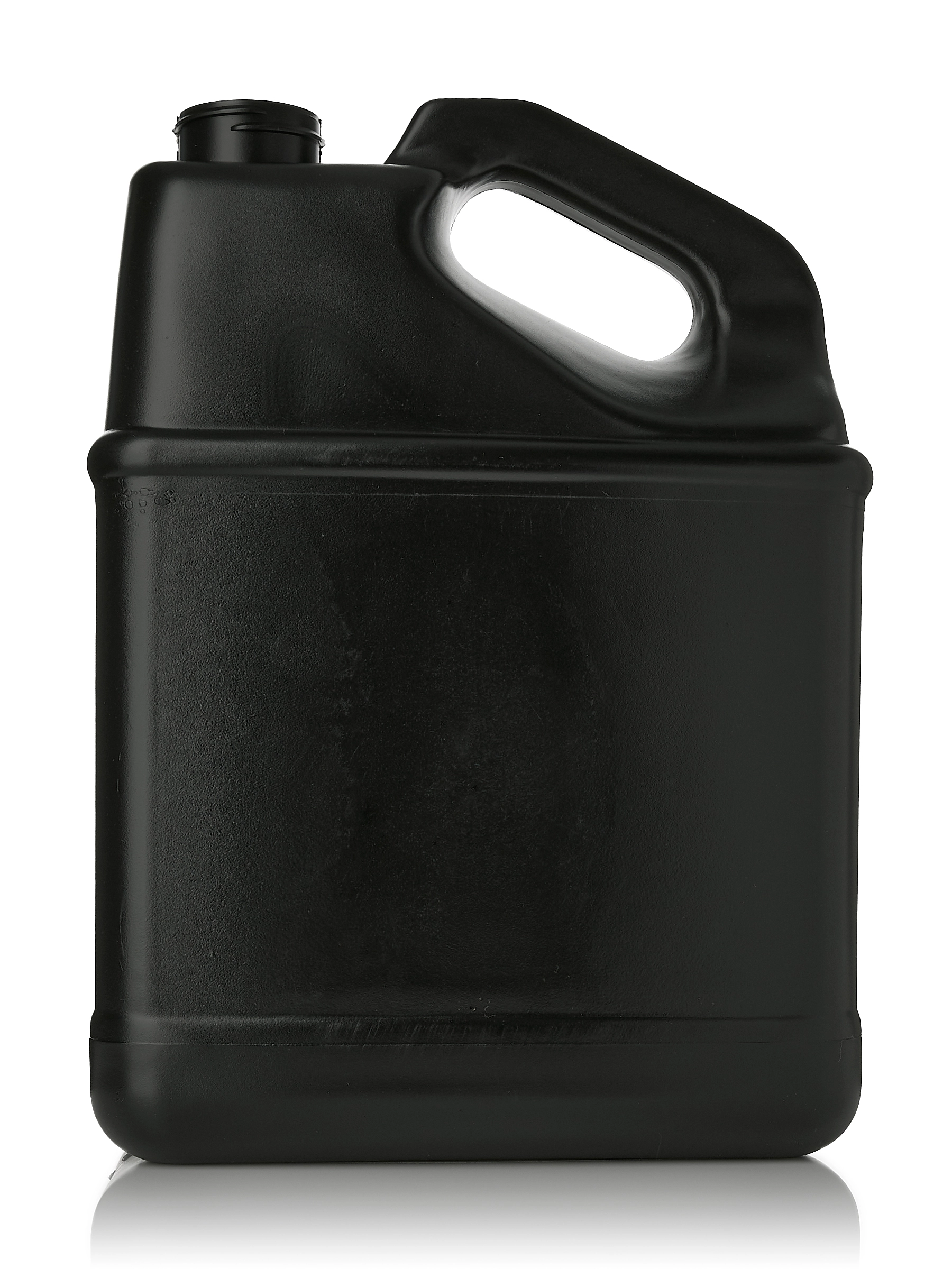1 Gallon Black HDPE Plastic F-Style Container – B15401BK