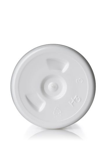 4 oz white PET plastic boston round bottle with 24-410 neck finish