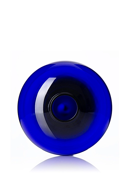 32 oz Cobalt Blue PET Plastic Boston Round Bottle – B1600BL